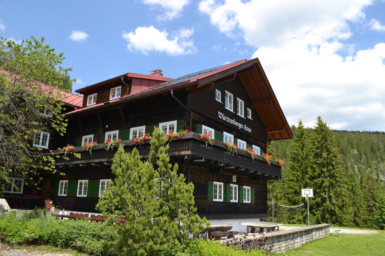 Wuerttemberger Haus - Huette Villa Hirschegg  Bagian luar foto