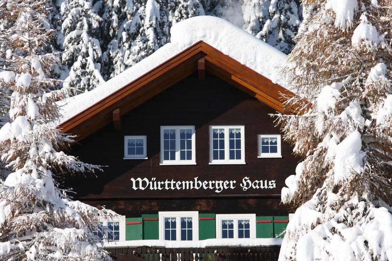 Wuerttemberger Haus - Huette Villa Hirschegg  Bagian luar foto