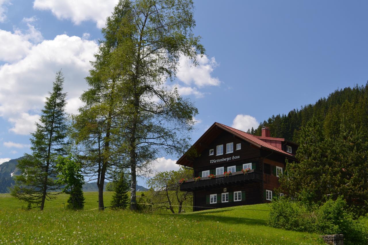 Wuerttemberger Haus - Huette Villa Hirschegg  Bagian luar foto