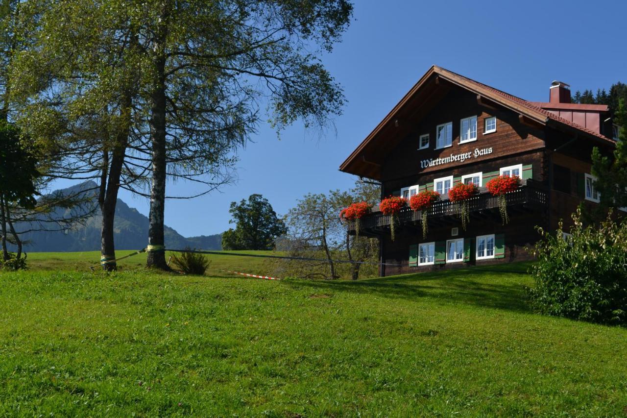 Wuerttemberger Haus - Huette Villa Hirschegg  Bagian luar foto