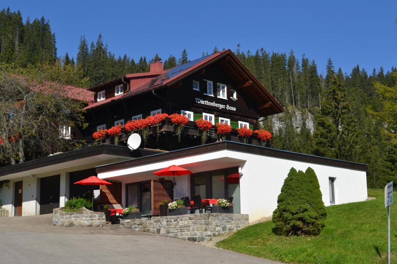 Wuerttemberger Haus - Huette Villa Hirschegg  Bagian luar foto